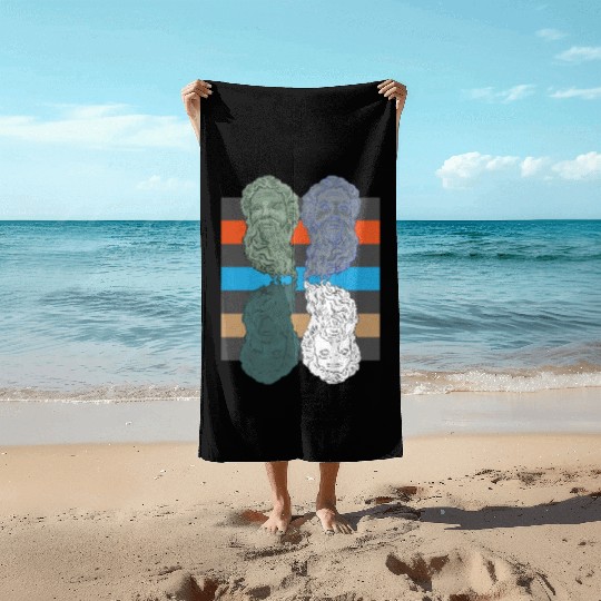 Zeus Beach Towels