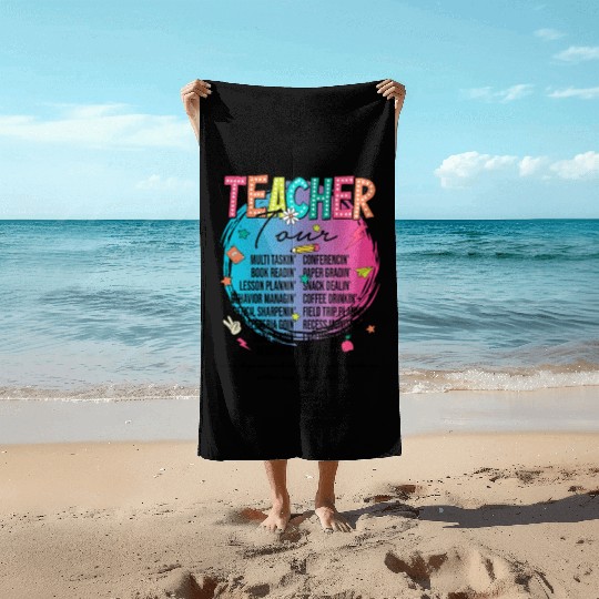 Teacher Tour Beach Towels