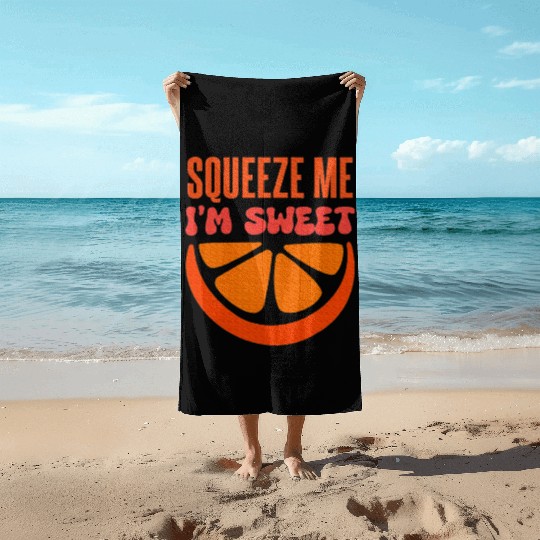 Citrus Fruit Lover Fruit Orange Beach Towels