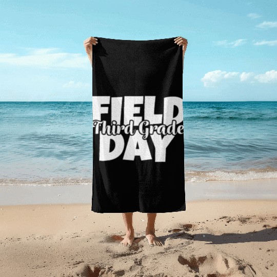 Field Day 2024 3rd Third Grade School Teacher Beach Towels