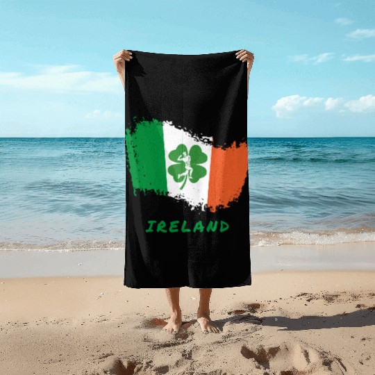 Ireland Cricket Beach Towels