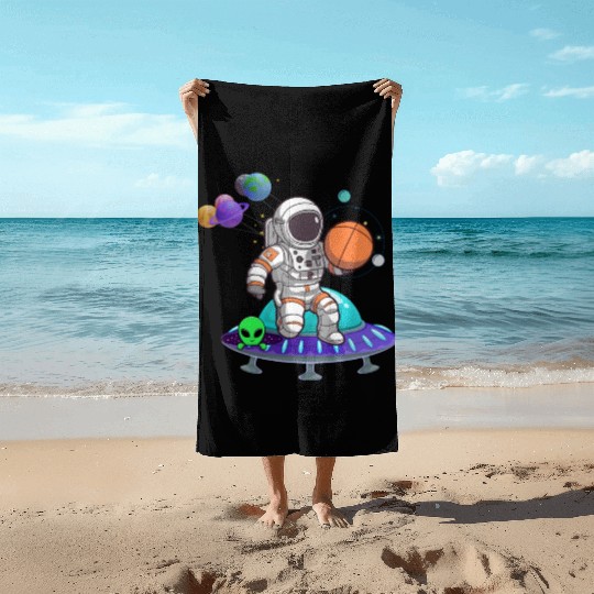 Young Astronauts: Exploring Planets in Space. Beach Towels