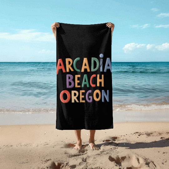 Arcadia Beach Oregon Beach Towels