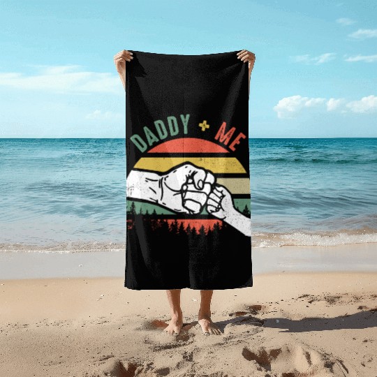 Love Daddy and Me Beach Towels