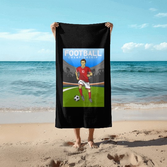 football championship Beach Towels
