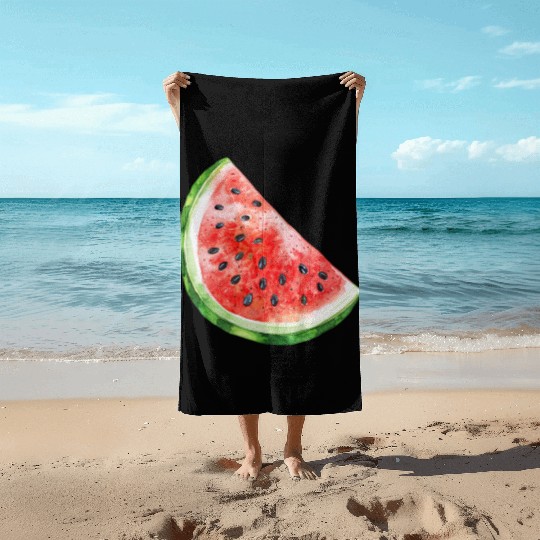 Watermelon Clipart - Fresh Summer Fruit Designs, Beach Towels