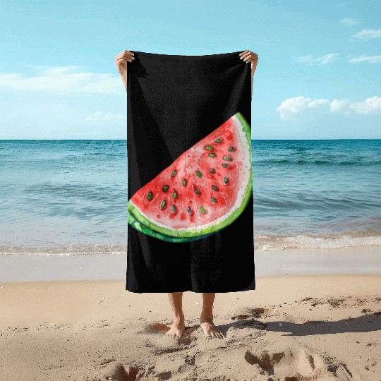 Watermelon Clipart - Fresh Summer Fruit Designs, Beach Towels