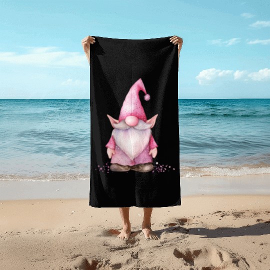 Pink Sparkle Gnome Clipart Images, Girly clipart, Beach Towels