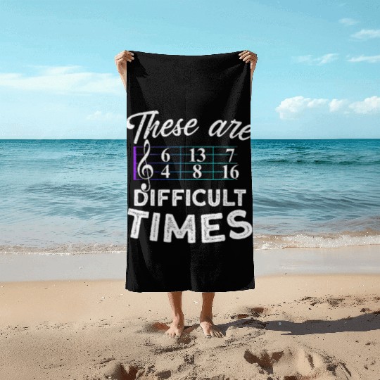 Musician, Music Student, Music Teacher Beach Towels
