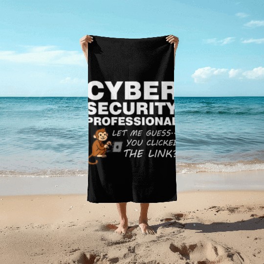 Cyber Security Professional Beach Towels