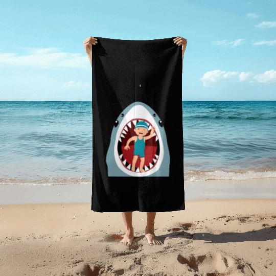 Stay positive Beach Towels