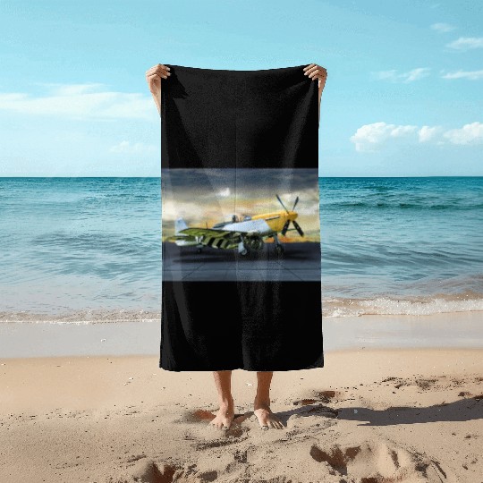 P-51 Beach Towels