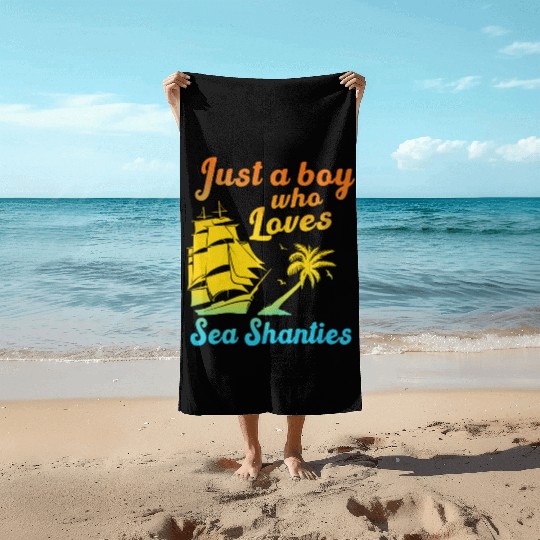 Sailor Meme Pirate Ship Ocean Sailing Beach Towels