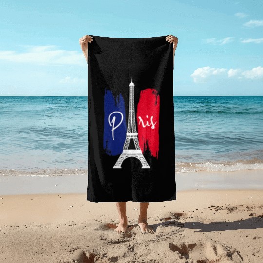 Paris Clothing France Premium Beach Towels