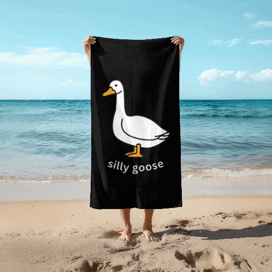 Silly Goose Cute Trendy Clothing Beach Towels
