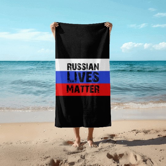 Russian Matter Russia Clothes Beach Towels