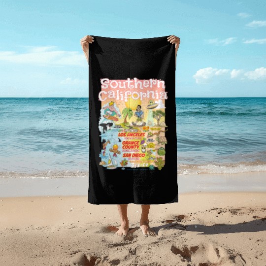 Southern California Paradise Beach Towels