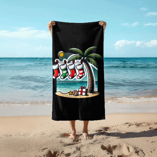 Its Christmas in July folks! Beach Towels
