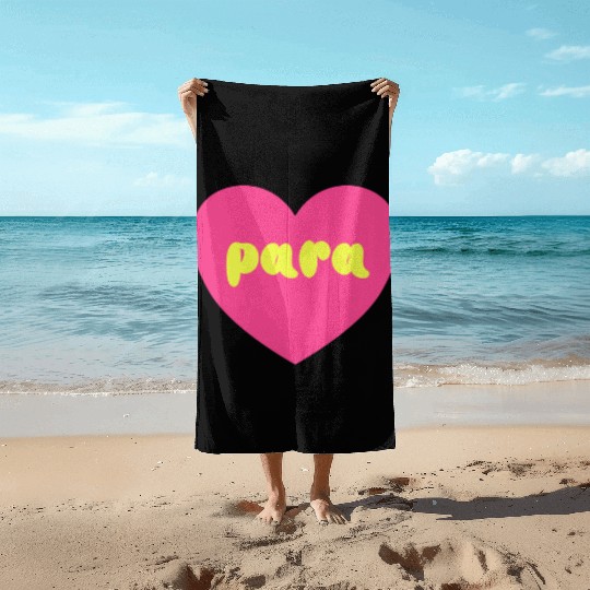 Para Paraprofessional Teacher Assistant Special Beach Towels