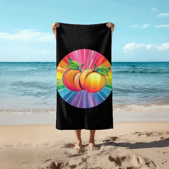 LGBTQ Peach Beach Towels