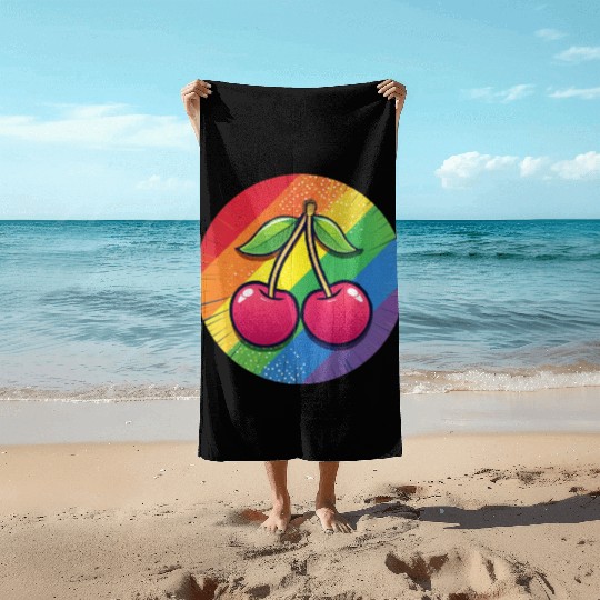LGBTQ Cherry Beach Towels