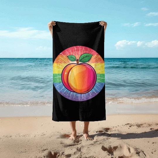 LGBTQ Peach Beach Towels