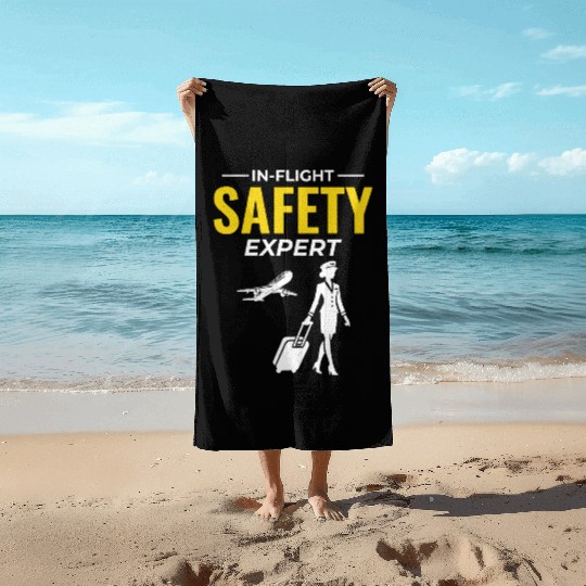 Flight Attendant Aviation Cabin Crew Airline Staff Beach Towels