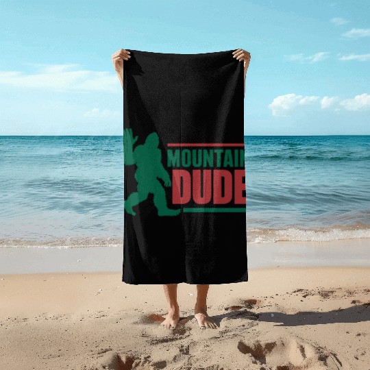 Mountain Dude Beach Towels