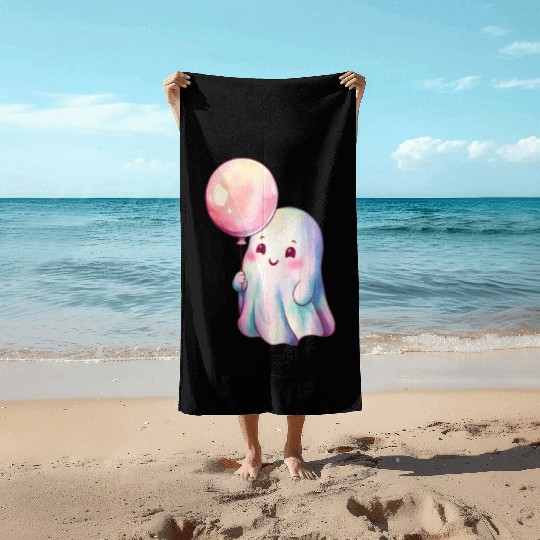 Balloon and Boo Beach Towels