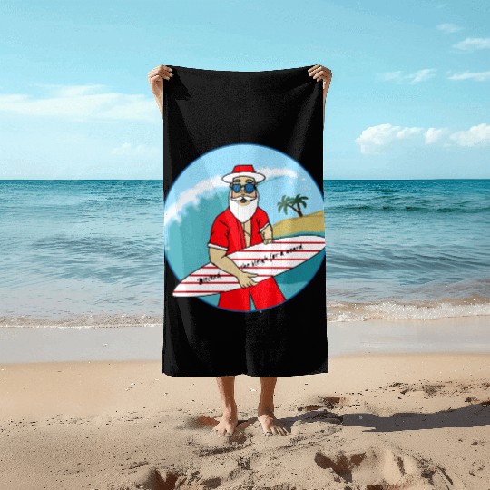 Christmas in July Beach Towels