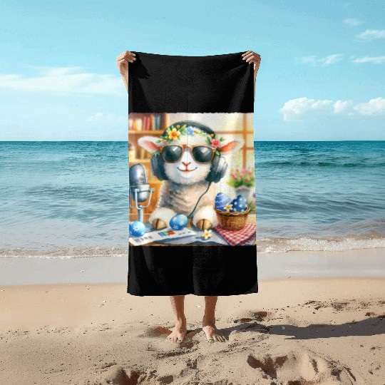 Easter Lamb Cozy Sunglasses Treats Beach Towels