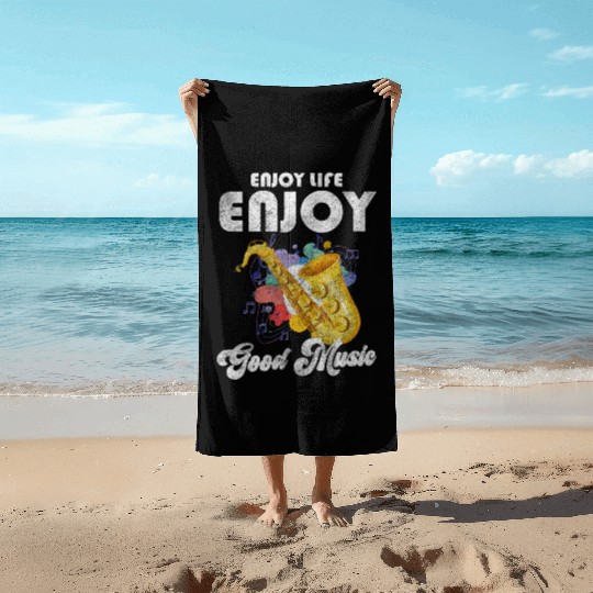Musician Artist Solo Entertainer Performance Beach Towels