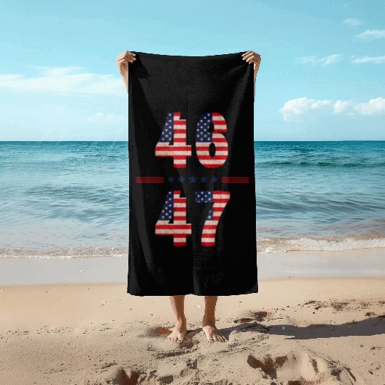 46 will be the 47th President of merica Beach Towels