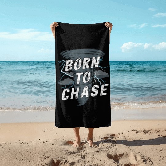Tornado Chasing Adventures: Embrace Nature's Fury Beach Towels
