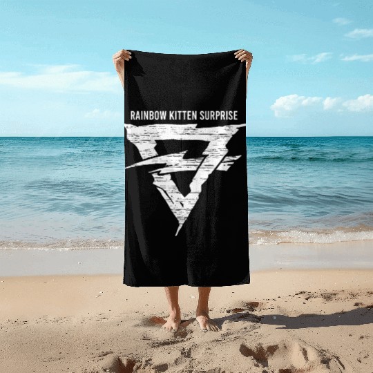 Rainbow Kitten Surprise Indie Band Tribute Beach Towels