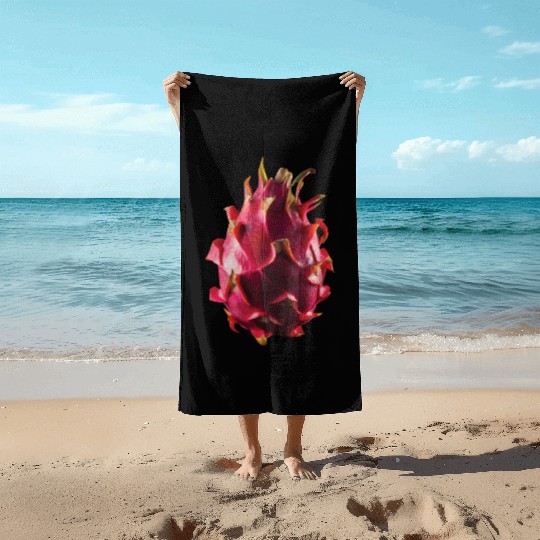 Dragon Fruit Realistic Beach Towels