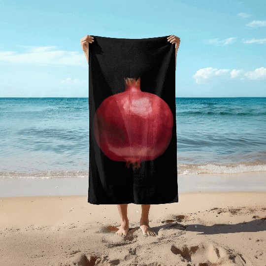 Pomegranate Realistic Beach Towels