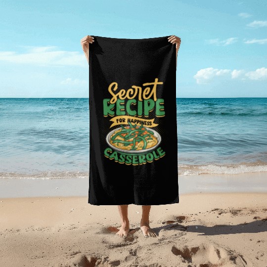 Green Bean Casserole Beach Towels