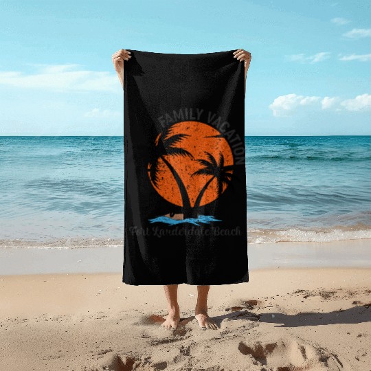 Family Vacation San Diego Fort Lauderdale Beach Beach Towels