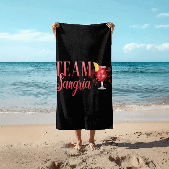 Cocktail Bartender Team Sangria Beach Towels