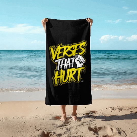 Epic Lyrical Battle of the Titans: Hip Hop Rap Beach Towels