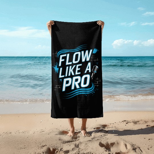 Epic Lyrical Battle of the Titans: Hip Hop Rap Beach Towels