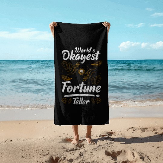Fortune Teller Crystal Ball Spiritual Narrator Beach Towels
