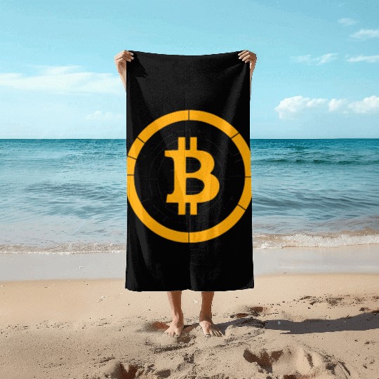 Bitcoin: The Symbol of the Digital Revolution Beach Towels