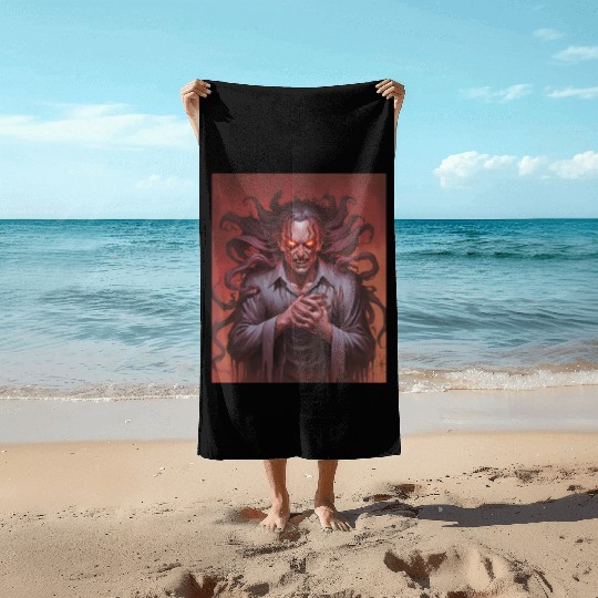 Halloween Night, Trick or Treat, Fright Night Beach Towels
