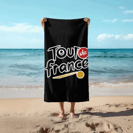 Tour de France Beach Towels