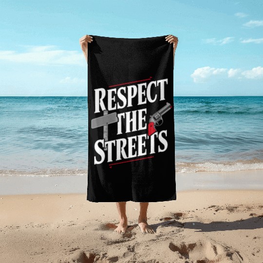 Mobster Gangster Mafia Organized Crime Boss Beach Towels