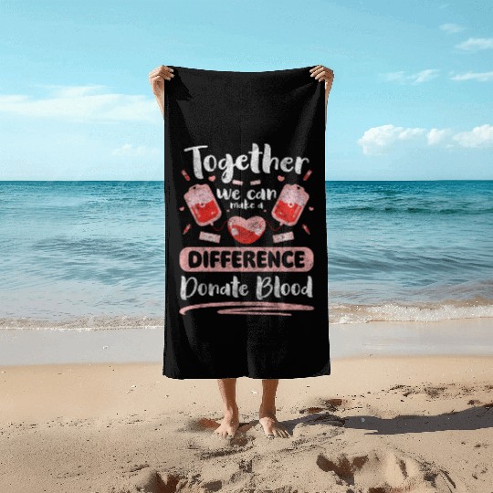 Blood Donor People Health Beach Towels