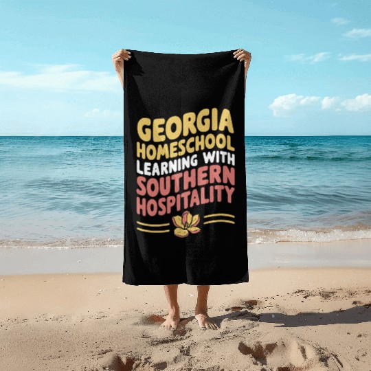 Georgia Homeschool Adventures Georgia Beach Towels
