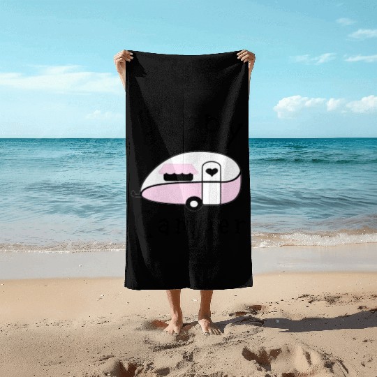 Happy Camper - Camping Beach Towels